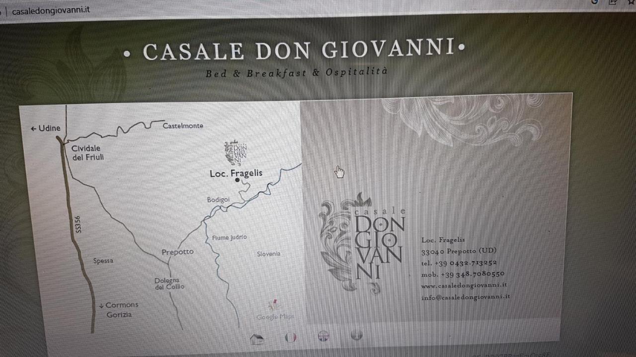 Prepotto  Casale Don Giovanni المظهر الخارجي الصورة